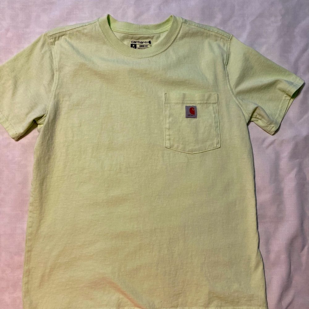 Carhartt light green T-shirt size M
